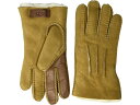 (取寄) アグ メンズ コントラスト ウォーター レジスタント シープスキン テック グローブ UGG men UGG Contrast Water Resistant Sheepskin Tech Gloves Chestnut