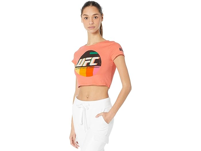 () [GtV[ fB[X n[j[ Nbvh eB[ UFC women UFC Harmony Cropped Tee Coral