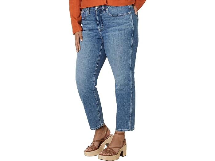 (取寄) メイドウェル レディース プラス カーヴィー ストーブパイプ ジーンズ イン ウォッシュ Madewell women Madewell Plus Curvy Stovepipe Jeans in Heathridge Wash Heathridge Wash