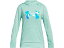 (取寄) アンダーアーマー キッズ ガールズ アーマー フリース ビッグ ロゴ ブーディ (ビッグ キッズ) Under Armour Kids girls Under Armour Kids Armour Fleece Big Logo Hoodie (Big Kids) Neo Turquoise/Iridescent