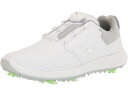 () v[} St LbY COiCg p[P[W (g Lbh/rbO Lbh) St V[Y PUMA Golf kids PUMA Golf Ignite Pwrcage (Little Kid/Big Kid) Golf Shoes Puma White/Metallic Silver