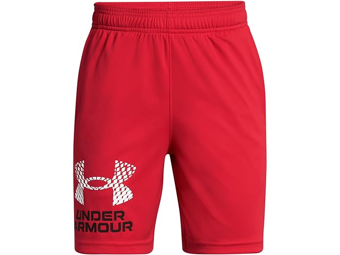 () A_[A[}[ LbY LbY ebN S V[c (rbO LbY) Under Armour Kids kids Under Armour Kids Tech Logo Shorts (Big Kids) Red/White