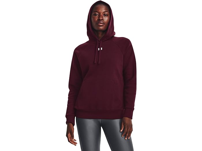 () A_[A[}[ fB[X Co t[X u[fB Under Armour women Under Armour Rival Fleece Hoodie Dark Maroon/White