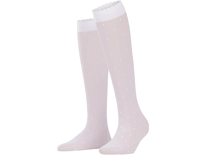 () t@P fB[X hbg j[ nC Falke women Falke Dot Knee High White