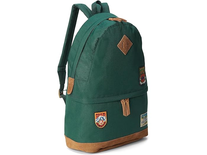 ラルフローレン (取寄) ラルフローレン メンズ レンジャー バックパック Polo Ralph Lauren men Polo Ralph Lauren Ranger Suede-Trim Backpack Forest Green