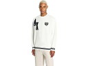 () A}[jGNX`FW Y RWGCg t[X vI[o[ Armani Exchange men Armani Exchange Collegiate Fleece Pullover Off-White