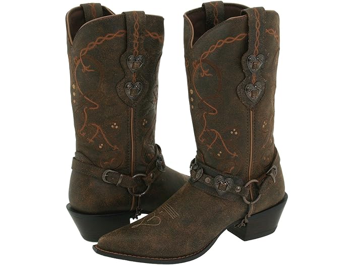 楽天ジェットラグ楽天市場店（取寄） デュランゴ レディース クラッシュ カウガール ブート Durango women Durango Crush Cowgirl Boot Saddle Brown W/Tan & Brown