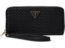 () QX fB[X [W Wbv AEh EHbg GUESS women GUESS Etel Large Zip Around Wallet Black