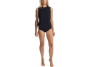 (取寄) コマンドー レディース エッセンシャル コットン マッスル ボディスーツ Commando women Essential Cotton Muscle Bodysuit Black