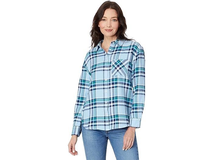 () B[h@CY fB[X tl {^_E Vineyard Vines women Vineyard Vines Flannel Button-Down Cranbury/Jake Blue