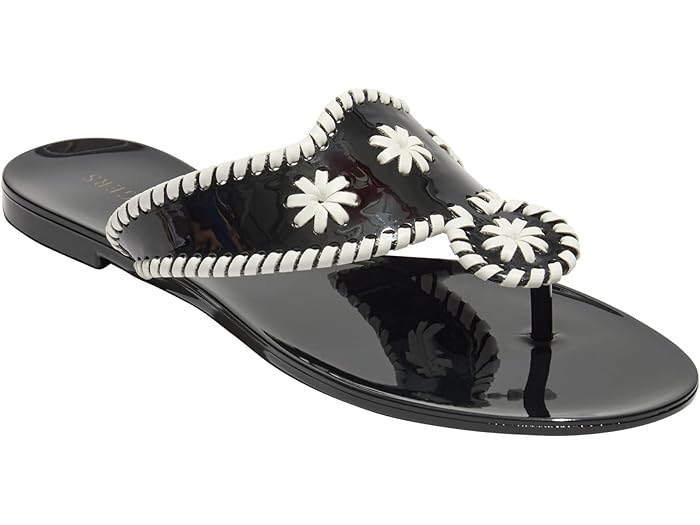 () å 㡼 ǥ å ꡼ Jack Rogers women Jack Rogers Jacks Jelly Black/White