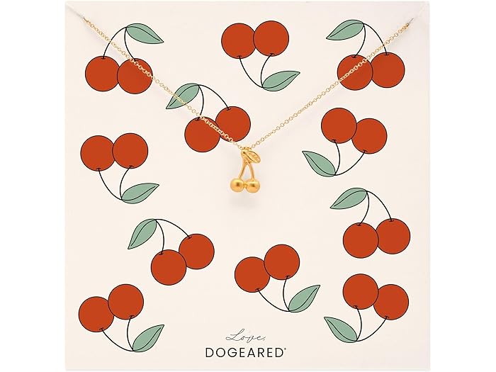 ドギャード (取寄) ドギャード レディース モダン サクランボ ネックレス 16 W/ 2 エクステンダー Dogeared women Dogeared Modern Cherries Necklace 16" w/ 2" Extender Gold