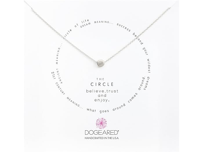 (取寄) ドギャード レディース サークル ネックレス Dogeared women Dogeared Circle Necklace Sterling Silver