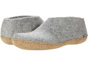(取寄) グレーラップ ウール シューズ レザー アウトソール Glerups Wool Shoe Leather Outsole Grey(4)