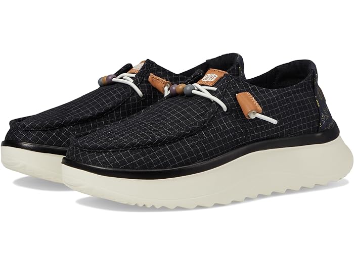 (取寄) ヘイ デュード レディース ウェンディ ピーク バハ ストライプ Hey Dude women Wendy Peak Baja Stripe Black