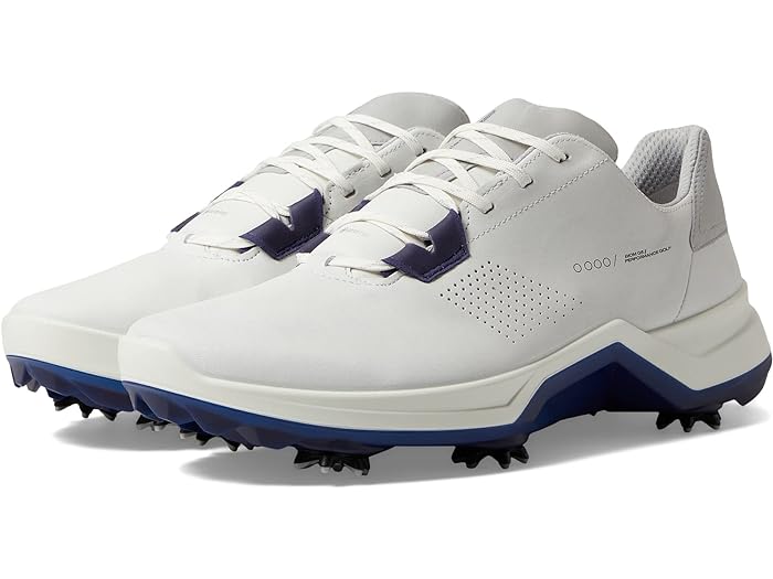 (取寄) エコー ゴルフ メンズ バイオム G5 ゴルフ シューズ ECCO Golf men ECCO Golf Biom G5 Golf Shoes White/Blue Depths