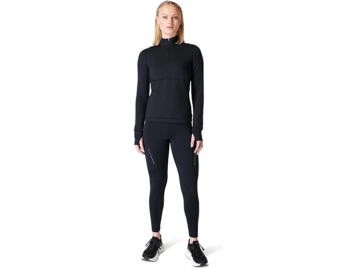 () XEFbeB xeB fB[X T[} jO 1/2 Wbv Sweaty Betty women Sweaty Betty Therma Running 1/2 Zip Black