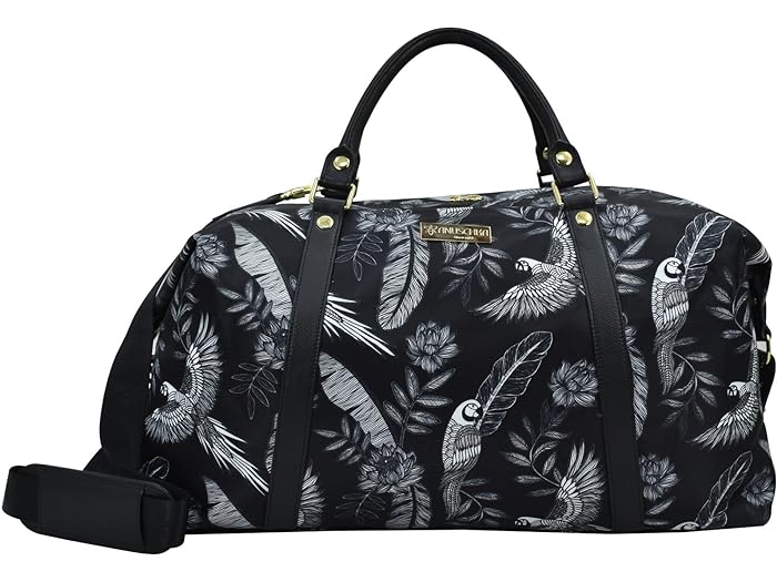 (取寄) アヌシュカ レディース グレート エスケープ ダッフル プリンテッド ファブリック 12016 Anuschka women Anuschka Great Escape Duffel Printed Fabric 12016 Jungle Macaws