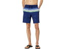 (取寄) オリジナルペンギン ゴルフ メンズ エンジニア ストライプ ハイブリット ショーツ Original Penguin Golf men Original Penguin Golf Engineered Stripe Hybrid Shorts Astral Night