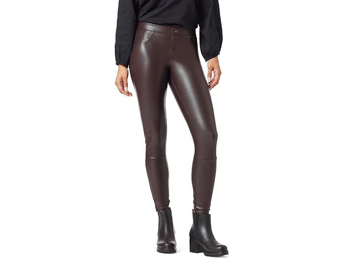 (取寄) ヒュー レディース レザーレット レギングス HUE women HUE Leatherette Leggings Espresso