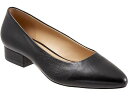 (取寄) トロッターズ レディース ジュエル Trotters women Jewel Black Leather