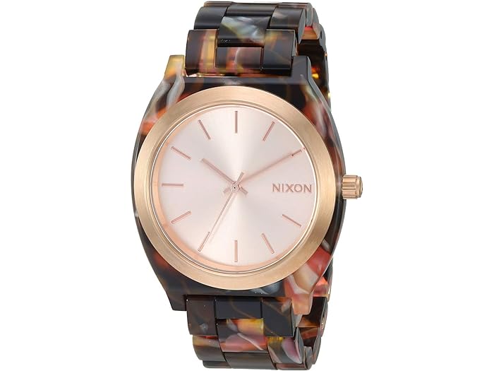 ニクソン (取寄) ニクソン レディース タイム テラー アセテート Nixon women Nixon Time Teller Acetate Rose Gold/Pink Tortoise