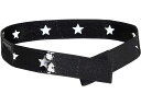 (取寄) マイセルフ ベルト キッズ イージー ワン ハンディド ベルト シャイニー スター (トドラー/リトル キッズ) Myself Belts kids Myself Belts Easy One Handed Belt Shiny Star (Toddler/Little Kids) Black