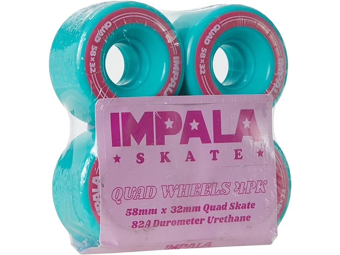 () ѥ 顼 å ѥ ץ쥤 ۥ 4-ѥå Impala Rollerskates kids Impala Rollerskates Impala Replacement Wheel 4-Pack Aqua