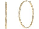 (取寄) ローレン ラルフローレン レディース カーブ チェイン フープ イヤリングス LAUREN Ralph Lauren women LAUREN Ralph Lauren Curb Chain Hoop Earrings Gold