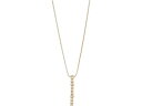 (取寄) ローレン ラルフローレン レディース アジャスタブル スライダー ペンダント ネックレス LAUREN Ralph Lauren women LAUREN Ralph Lauren Adjustable Slider Pendant Necklace Gold/Crystal