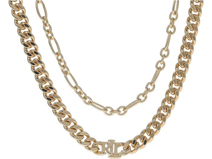 () [ t[ fB[X }`E Xgh lbNX LAUREN Ralph Lauren women LAUREN Ralph Lauren Multirow Strand Necklace Gold