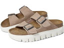 (取寄) ビルケンシュトック レディース パピリオ バイ アリゾナ チャンキー プラットフォーム サンダル Birkenstock women Papillio by Arizona Chunky Platform Sandal Warm Sand Suede