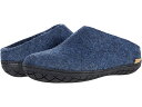 (取寄) グレーラップ ウール スリップ-オン ラバー アウトソール Glerups Glerups Wool Slip-On Rubber Outsole Denim/Black Rubber