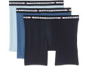 (取寄) トミーヒルフィガー メンズ コンフォート プラス 3-パック ボクサー ブリーフ Tommy Hilfiger men Tommy Hilfiger Comfort Plus 3-Pack Boxer Brief Breezy Blue/North Sky Blue/Desert Sky