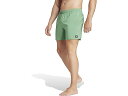 (取寄) アディダス メンズ ソリッド CLX ショート-レングス スイム ショーツ adidas men adidas Solid CLX Short-Length Swim Shorts Preloved Green/White