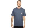 åȥ饰ŷԾŹ㤨( ϡ  롼 եå إӡ 硼 ꡼ ݥå T- Carhartt men Carhartt Loose Fit Heavyweight Short Sleeve Pocket T-Shirt BluestoneפβǤʤ7,940ߤˤʤޤ