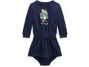 () t[ LbY K[Y | xA[ t[X hX Ah u[}[ (Ct@g) Polo Ralph Lauren Kids girls Polo Ralph Lauren Kids Polo Bear Fleece Dress & Bloomer (Infant) Refined Navy