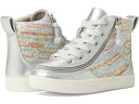 (取寄) ビリーフットウェア キッズ キッズ クラシック レース ハイ (トドラー) BILLY Footwear Kids kids Classic Lace High (Toddler) Silver Rainbow
