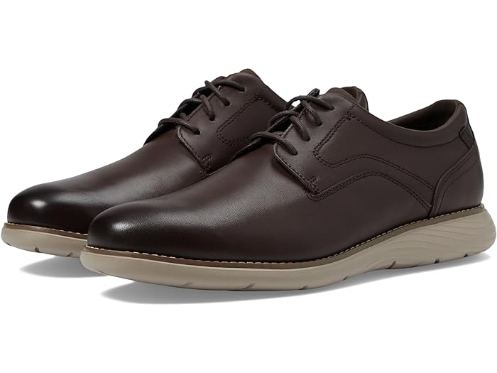 ロックポート ビジネスシューズ メンズ (取寄) ロックポート メンズ ギャレット プレーン トゥ Rockport men Rockport Garett Plain Toe Dark Brown