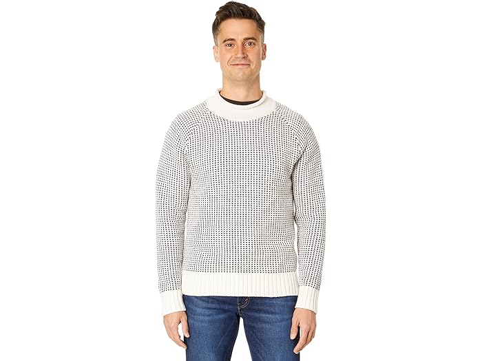 () GGr[ Y VOj`[ I[KjbN Rbg [lbN Z[^[ tFA AC L.L.Bean men L.L.Bean Signature Organic Cotton Rollneck Sweater Fair Isle Oatmeal Birdseye