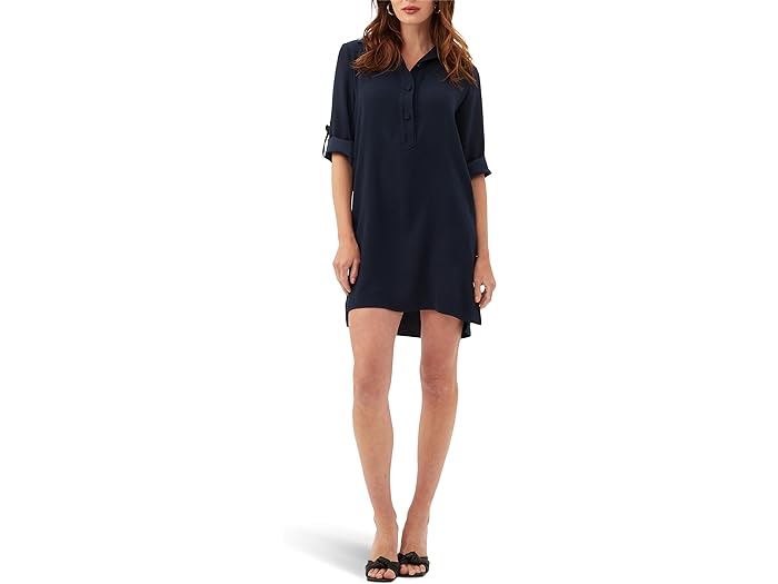 (取寄) トリーナターク レディース ポートレート シャツ ドレス Trina Turk women Portrait Shirt Dress Indigo