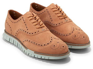 () ϡ   ޥ  ƥå åե 饤 Cole Haan men Cole Haan Zerogrand Remastered Wing Tip Oxford Lined Natural/Truffle/Cloud Blue