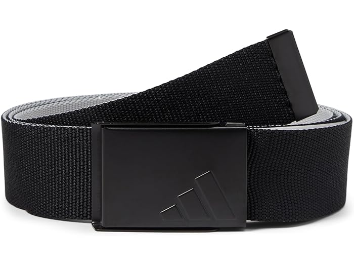 () AfB_X St Y St o[Vu EGu xg adidas Golf men adidas Golf Golf Reversible Web Belt Black/Grey Two