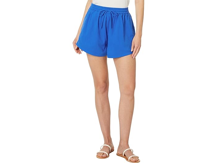 (取寄) シーフォリー レディース ビーチ エディット クリンクル ショート Seafolly women Seafolly Beach Edit Crinkle Short Azure