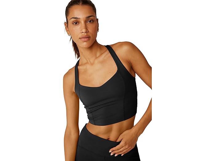 () rhK fB[X 1 CeVeB CT[obN Nbvh ^N Beyond Yoga women Beyond Yoga Powerbeyond Intensity Racerback Cropped Tank Black