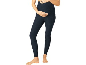 () ӥɥ襬 ǥ ޥ˥ƥ ڡ   ݥå ϥ ߥǥ 쥮󥰥 Beyond Yoga women Beyond Yoga Maternity Spacedye Out of Pocket High-Waisted Midi Leggings Nocturnal Navy