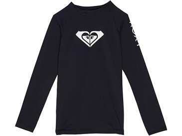 (取寄) ロキシー キッズ ガールズ ホール ハーティッド ロング スリーブ ラッシュガード (ビッグ キッズ) Roxy Kids girls Whole Hearted Long Sleeve Rashguard (Big Kids) Anthracite