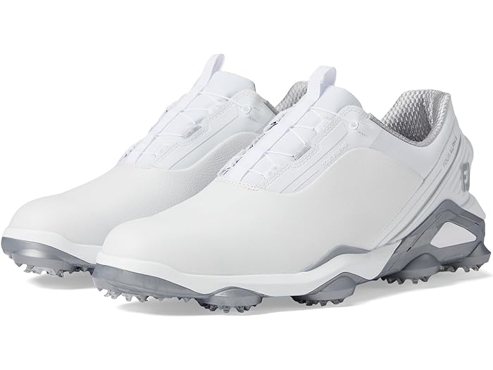 楽天ジェットラグ楽天市場店（取寄） フットジョイ メンズ ツアー アルファ ボア ゴルフ シューズ - プリビアス シーズン スタイル FootJoy men FootJoy Tour Alpha BOA Golf Shoes - Previous Season Style White/White/Silver