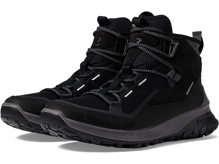 ()  ݡ  ȥ ƥ쥤 ץ롼 ߥå ϥ ֡ ECCO Sport men ECCO Sport Ultra Terrain Waterproof Mid Hiking Boot Black/Black/Black