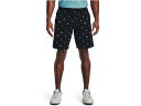 (取寄) アンダーアーマー ゴルフ メンズ ドライブ プリンテッド ショーツ Under Armour Golf men Under Armour Golf Drive Printed Shorts Black/Nebula Purple/Halo Gray